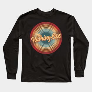 the flaming lips vintage circle Long Sleeve T-Shirt